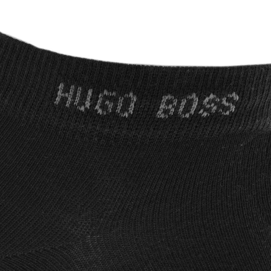 Alternative Image for ProductBOSS Two Pack Trainer Socks Black3
